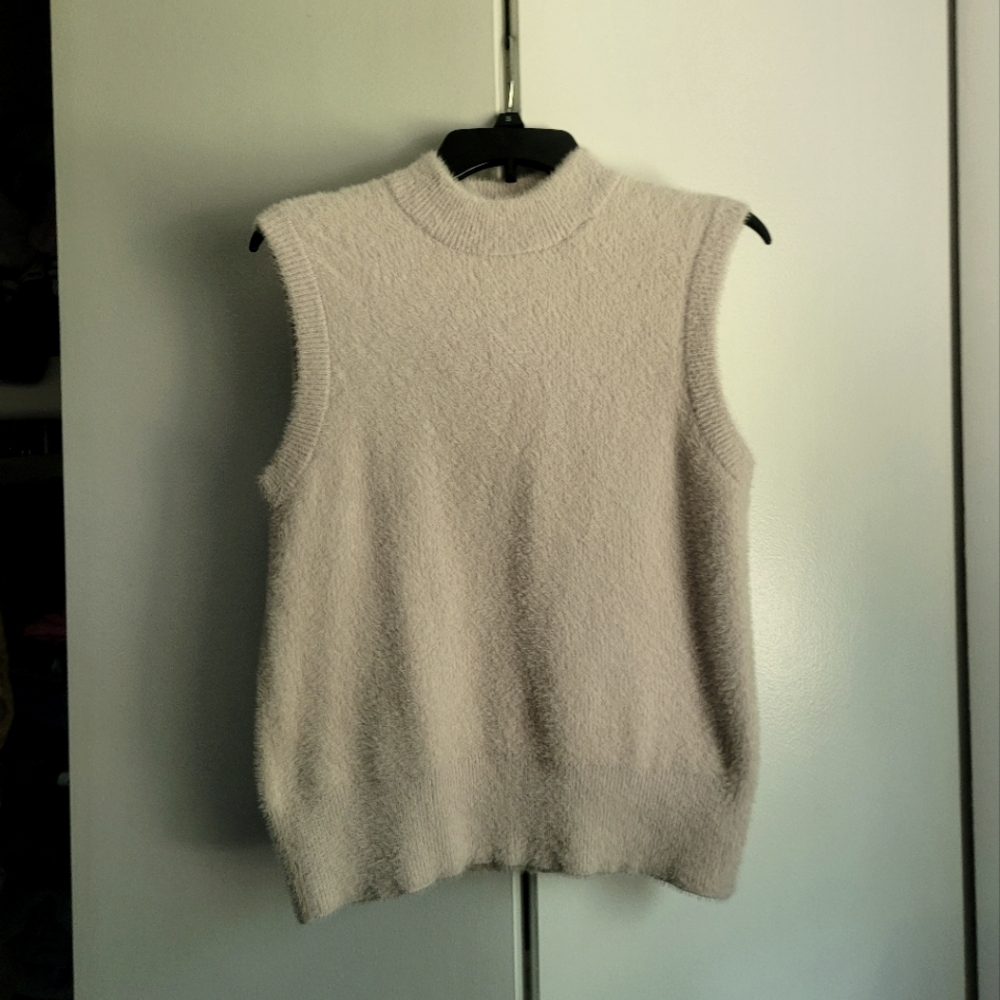 S/P Rachel Zoe Super Soft Sleeveless Sweater Mock Neck